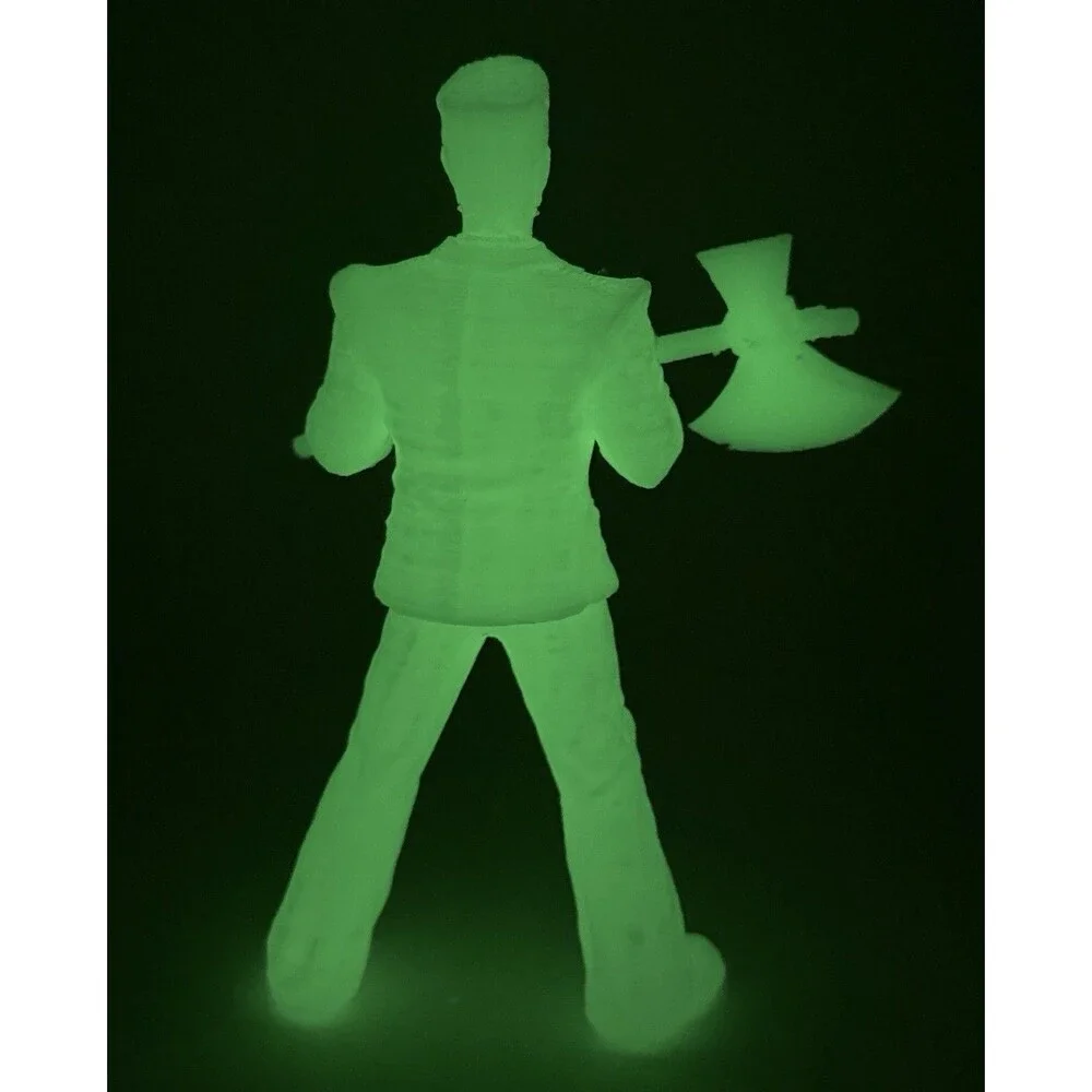 Frankenstein Monster With Ax Glow-In-The-Dark Toy